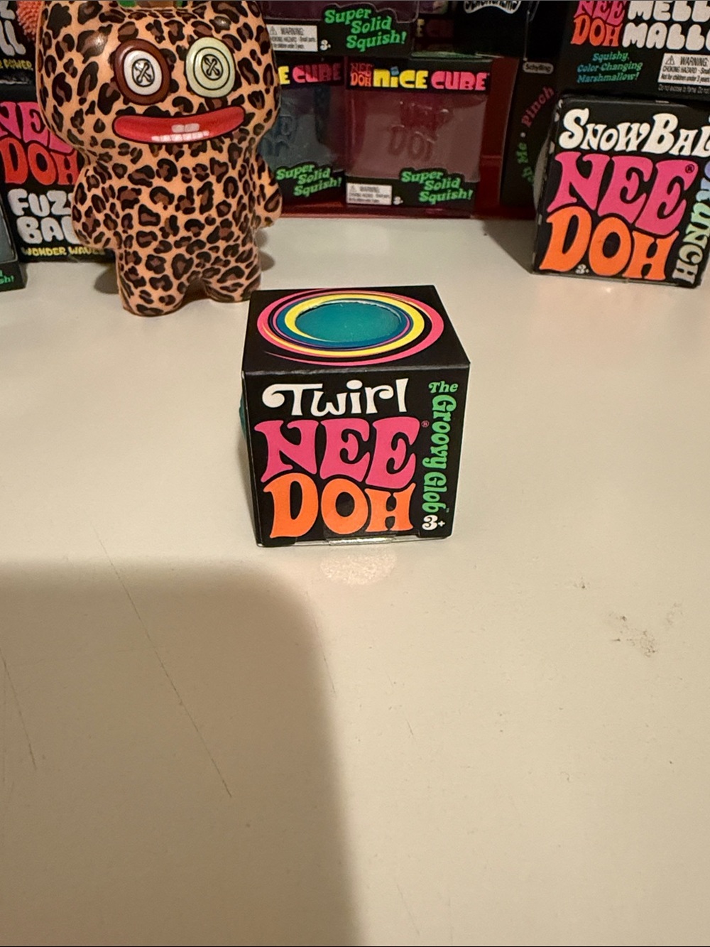 Teenie NeeDoh Twirl Groovy Glob - Teal